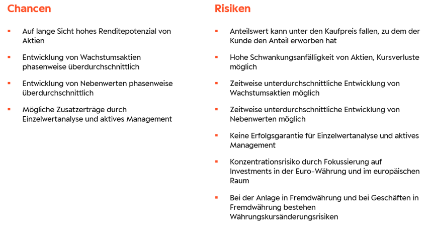 Chancen und Risiken